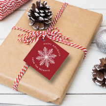 Festive Snowflake Christmas Holiday