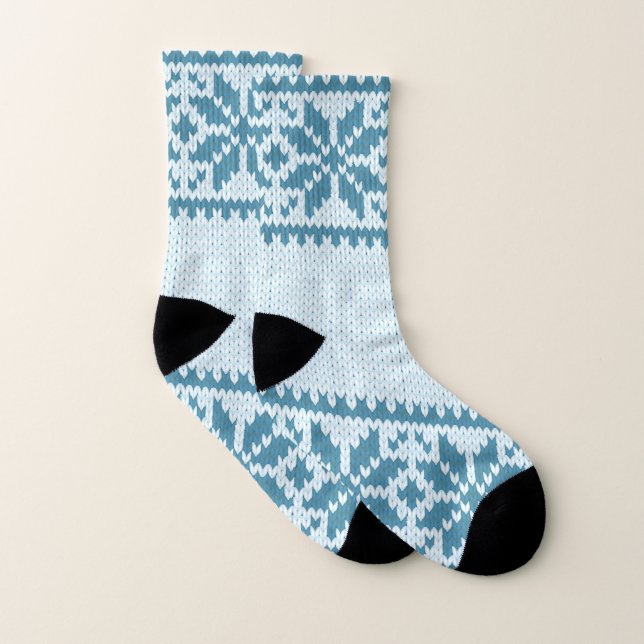 Festive Snowflake Sweater  Socks (Pair)