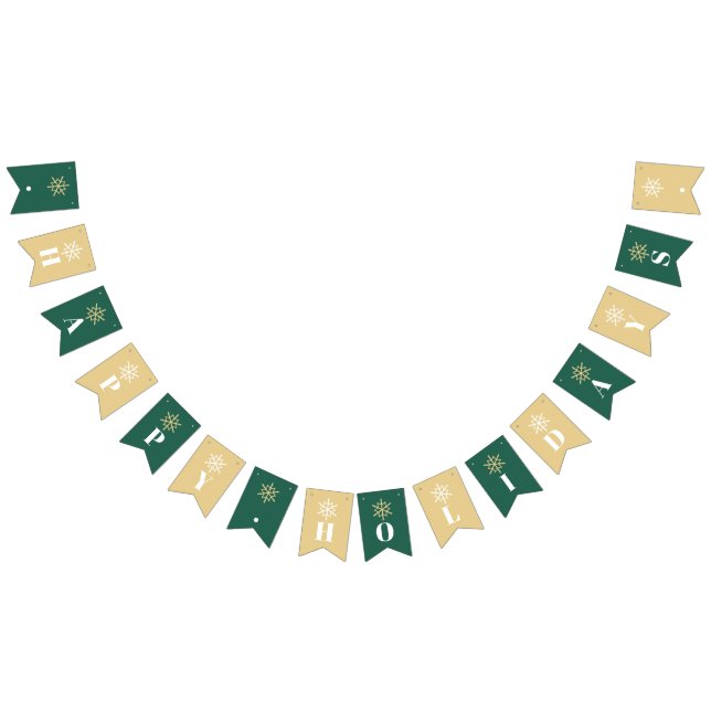Festive Snowflakes, Christmas Bunting Flags (All)