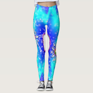 Festive snowflakes leggings