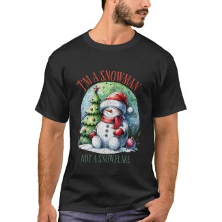 Festive Snowman and Holiday Cheer T-Shirt