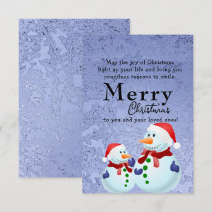 Festive Snowman Card