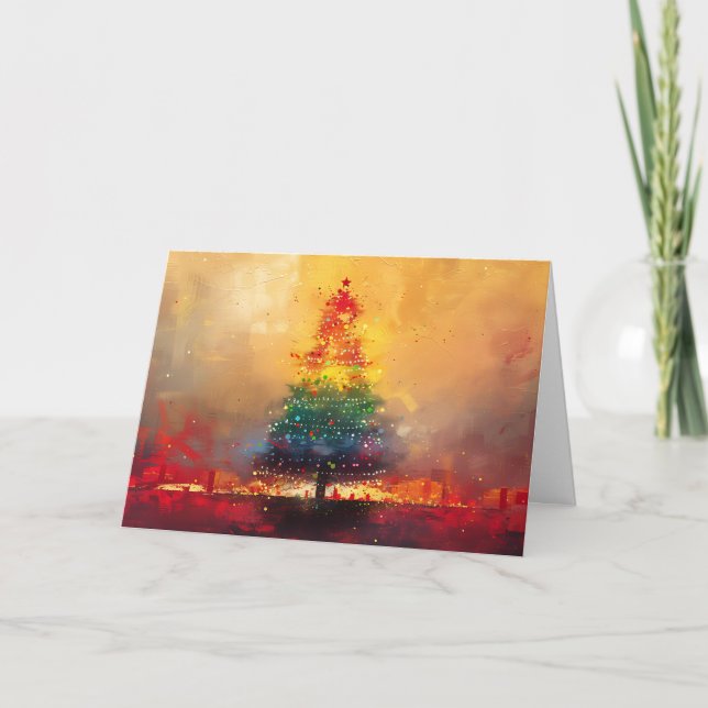Festive Spectrum Christmas Card (Front)