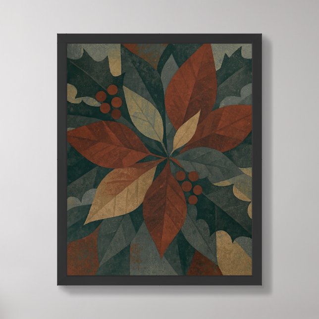 Festive Spirit in Winter Air Framed Art (Framed Front)