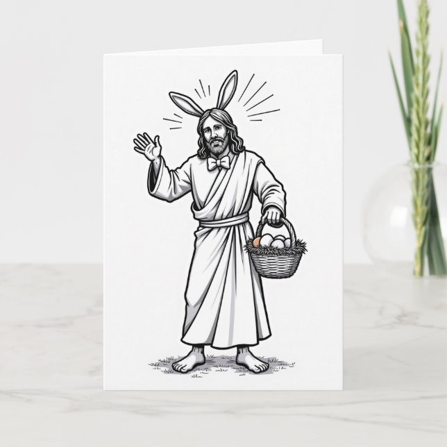Festive Spiritual Figure Card (Front)