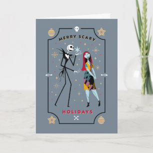 Festive & Spooky Disney Jack & Sally Card