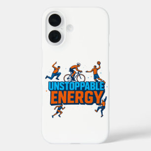 Festive Sports Motivation – Phone Wallpaper iPhone 16 Case