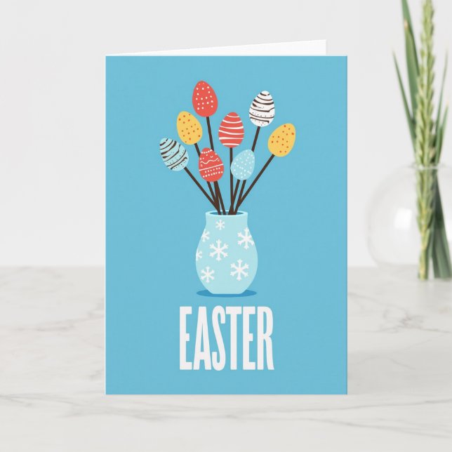 Festive Spring Bouquet Card (Front)