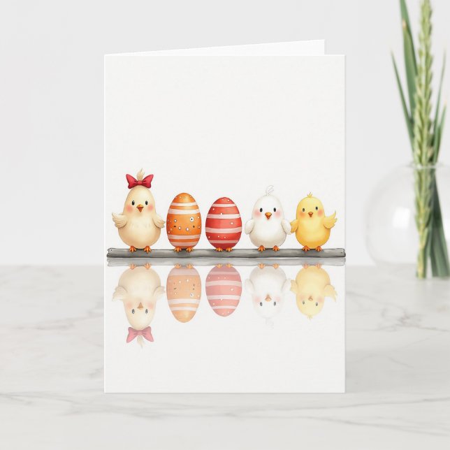 Festive Spring Friends Card (Front)