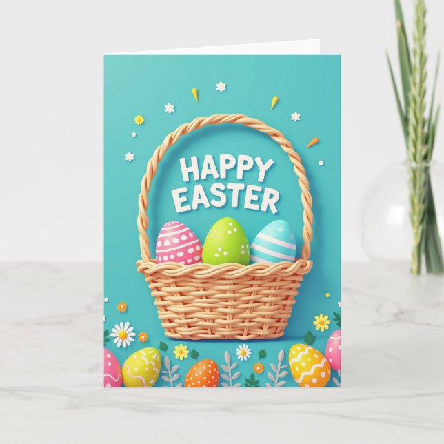 Festive Spring Holiday Card (Front)