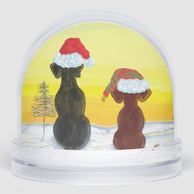 Festive springador snow globe (Front)