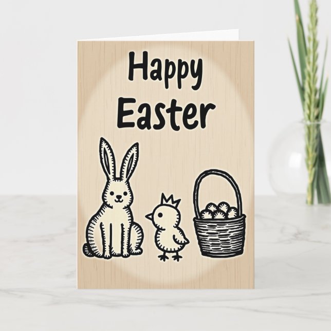 Festive Springtime Celebration Card (Front)