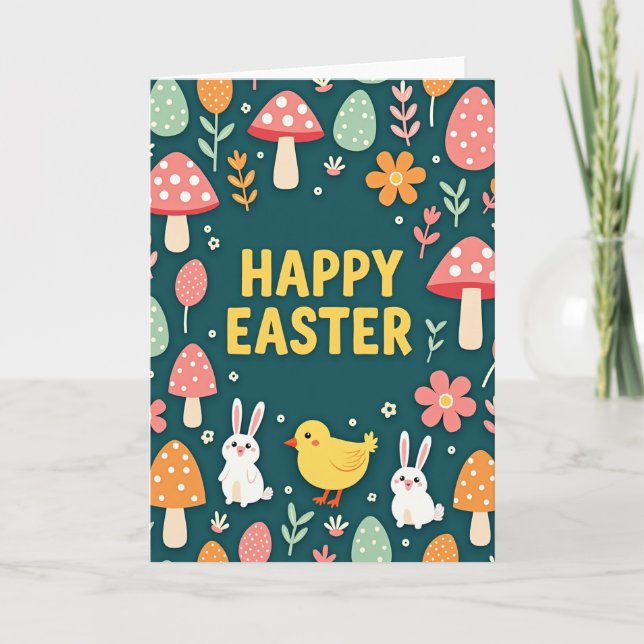 Festive Springtime Fun Card (Front)