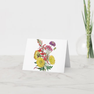 Festive Sring Floral Gifts Holiday Card