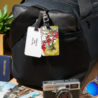 Festive Sring Floral Luggage Tag