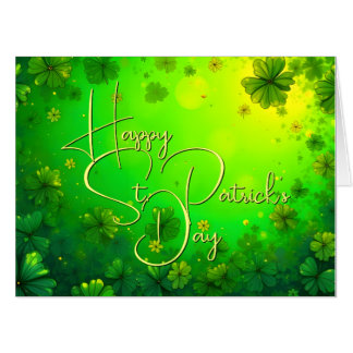 Festive St. Patrick’s Day Greetings Card