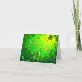 Festive St. Patrick’s Day Greetings Card