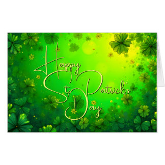 Festive St. Patrick’s Day Greetings Card
