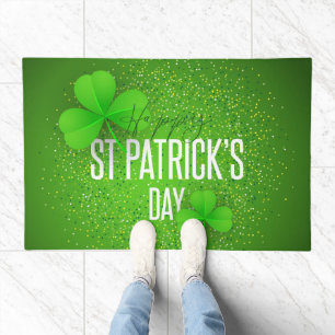 Festive St. Patrick’s Day Shamrock Doormat