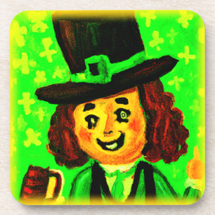 Festive St. Patrick's Day. Buy Now Beverage Coaster