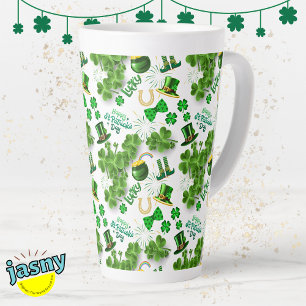 Festive St. Patrick's Day Irish Inspired Latte Mug