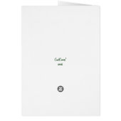 Festive star border cards (Back)