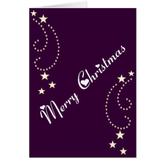 Festive star border cards