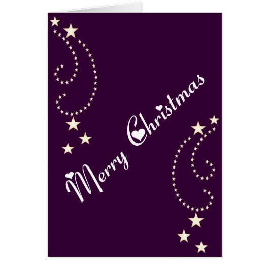 Festive star border cards (Front)