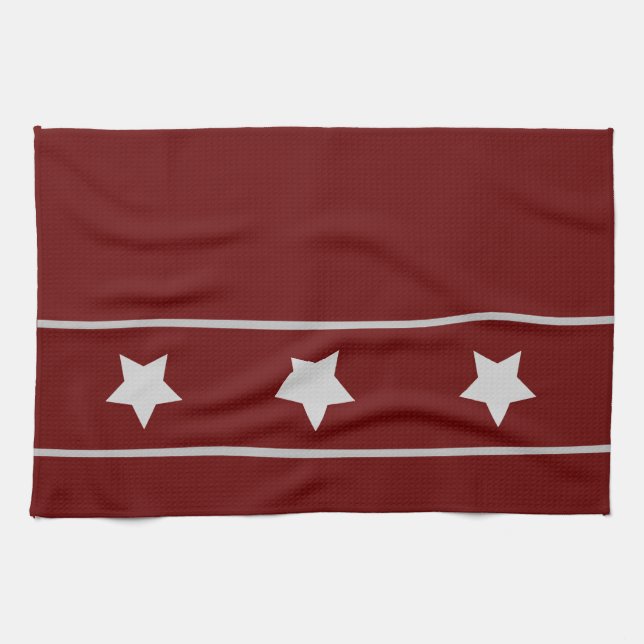 Festive Star Kitchen Towel (Horizontal)