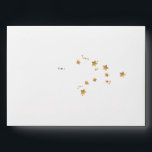 Festive Starry Address Elegant Christmas Holiday Envelope<br><div class="desc">Festive Starry Address Elegant Christmas Holiday Envelopes</div>