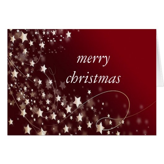 Festive Stars Cards (Front Horizontal)