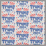 Festive Stars Donald Trump 2024 Womens Girls Fabric