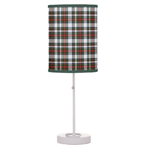Festive Stewart Dress Scottish Tartan Plaid Lamp