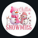 Festive Stickers<br><div class="desc">Cute Christmas Stickers
Merry Christmas
Chilling with my Snowmies</div>