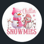 Festive Stickers<br><div class="desc">Cute Christmas Stickers
Merry Christmas
Chilling with my Snowmies</div>