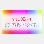 [ Thumbnail: Festive "Student of The Month!" Sticker ]