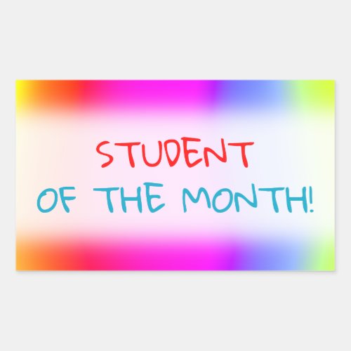 Festive STUDENT OF THE MONTH Sticker