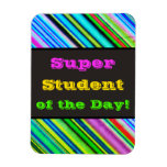 [ Thumbnail: Festive "Super Student of The Day!" Magnet ]
