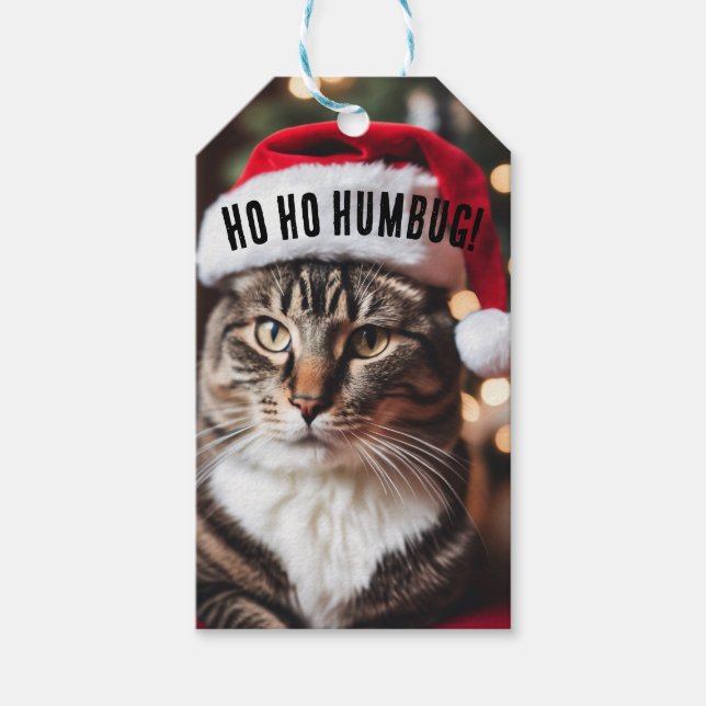 Festive Tabby Gift Tags (Front)
