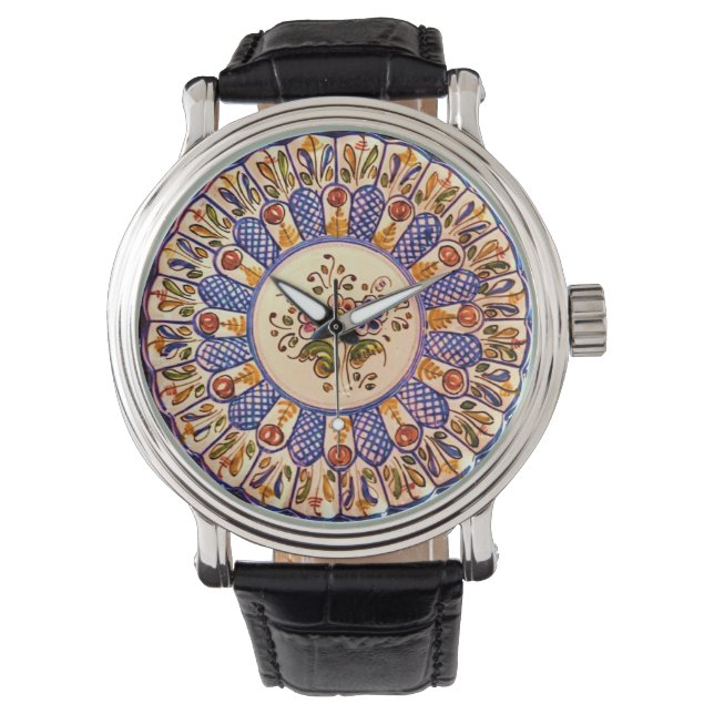 Festive Talavera Cinco Watch (Front)