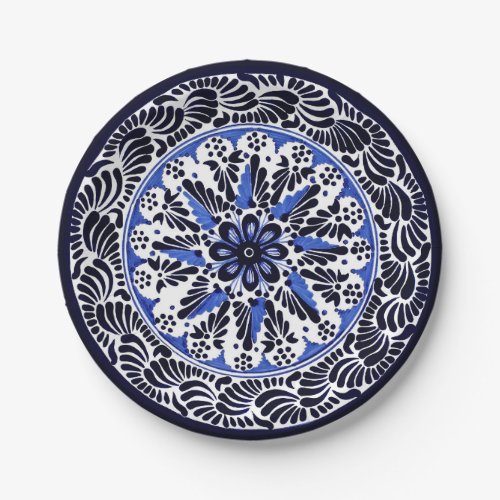 Festive Talavera Cuatro Paper Plates