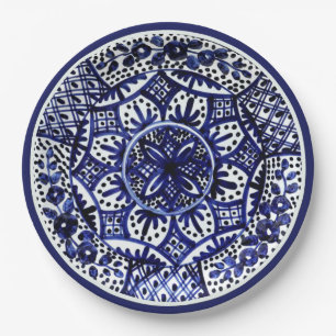 Festive Talavera Seis Paper Plates