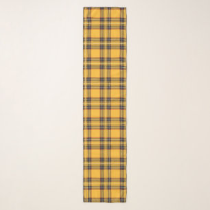 Festive Tartan Plaid Chiffon Scarf