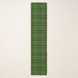 Festive Tartan Plaid Chiffon Scarf