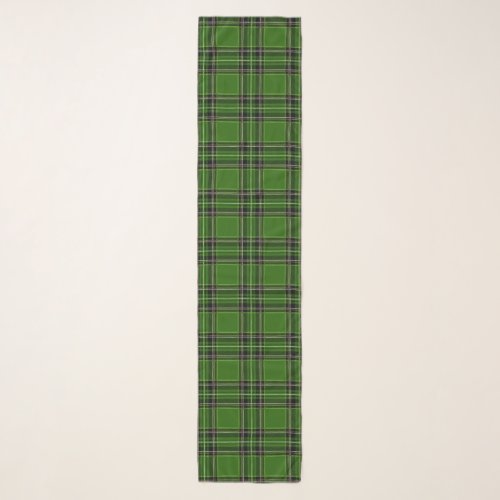 Festive Tartan Plaid Chiffon Scarf