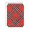 Festive Tartan Plaid Red Christmas Party