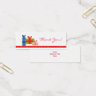 Festive - Thank You Card