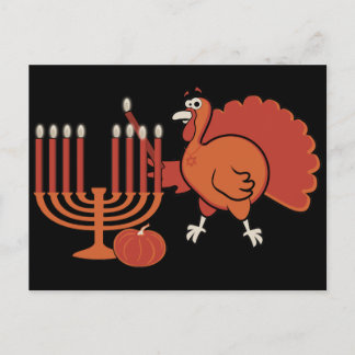 Festive 'Thanksgivukkah' Postcard