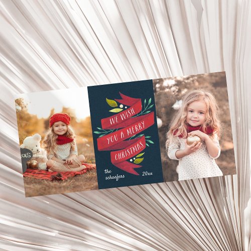 Festive Tidings Holiday Photo Card