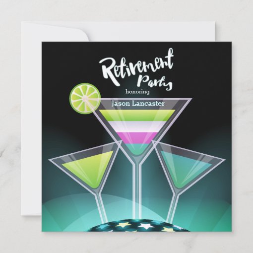 Festive Toast Retirement Invitations Zazzle